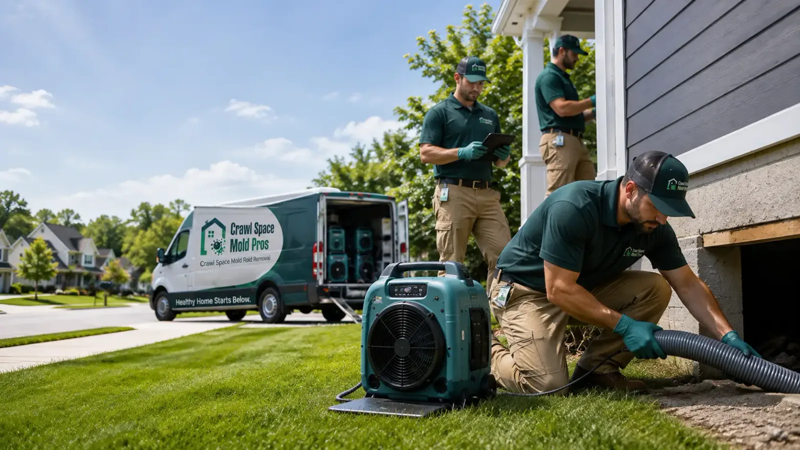 Crawl Space Mold Removal in Hazlet, NJ